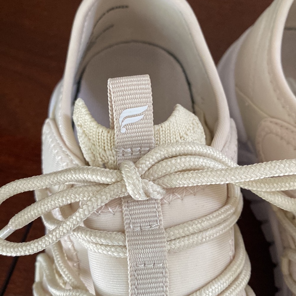 Fabletics Brookside Performance Cream Tie Up Snea… - image 4